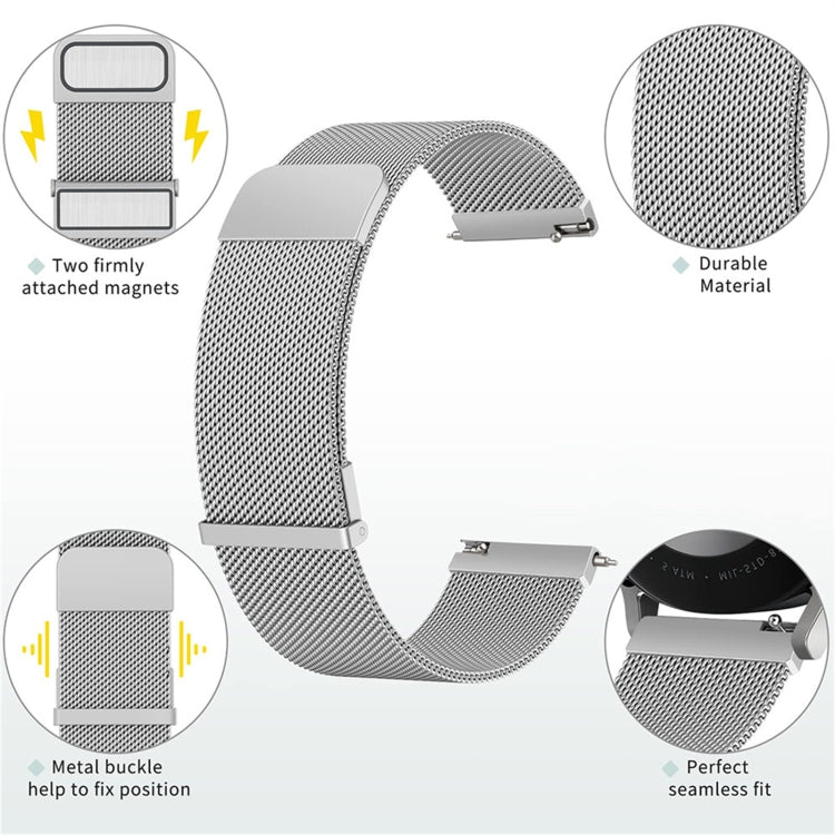 For Huawei Watch GT 4 41mm Milan Dual Mmagnetic Steel Mesh Watch Band(Rose Gold) - Watch Bands by PMC TechLife | Online Shopping South Africa | PMC TechLife