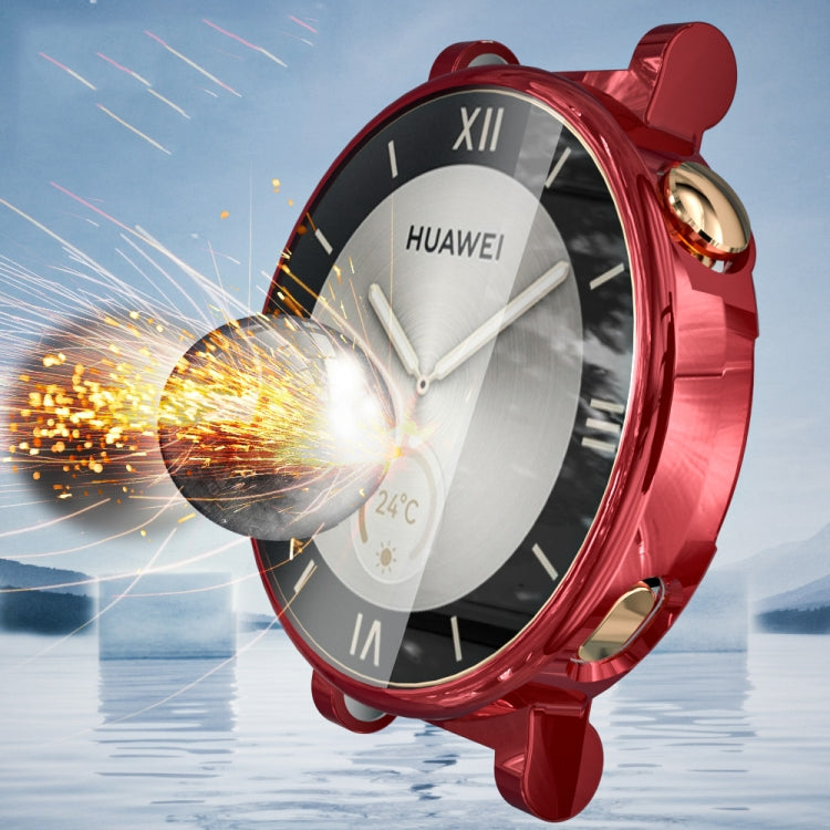 For Huawei Watch GT 4 41mm TPU All-Inclusive Watch Protective Case(Pink) - Watch Cases by PMC TechLife | Online Shopping South Africa | PMC TechLife