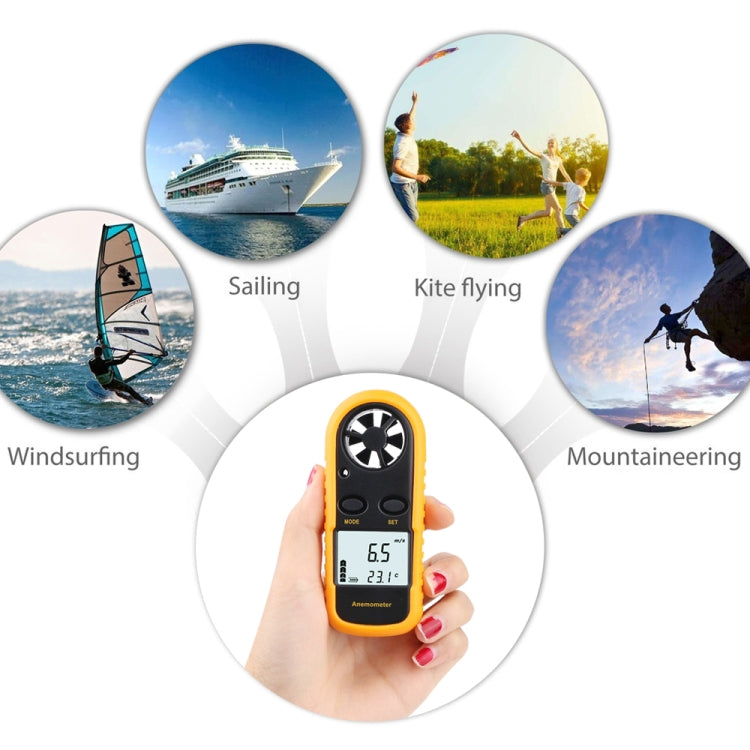 GM816 Handheld Digital Anemometer Wind Speed Meter - free shipping - PMC TechLife - Order now!