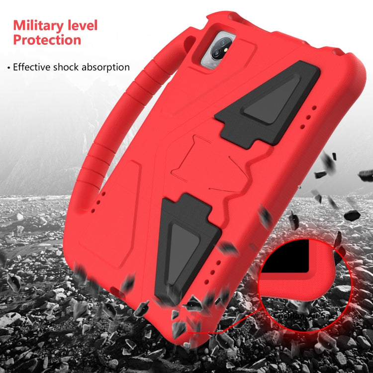 For Blackview Tab 8 WiFi 10.1 2023 EVA Shockproof Tablet Case with Holder(Red) - Others by PMC TechLife | Online Shopping South Africa | PMC TechLife | Buy Now Pay Later Mobicred