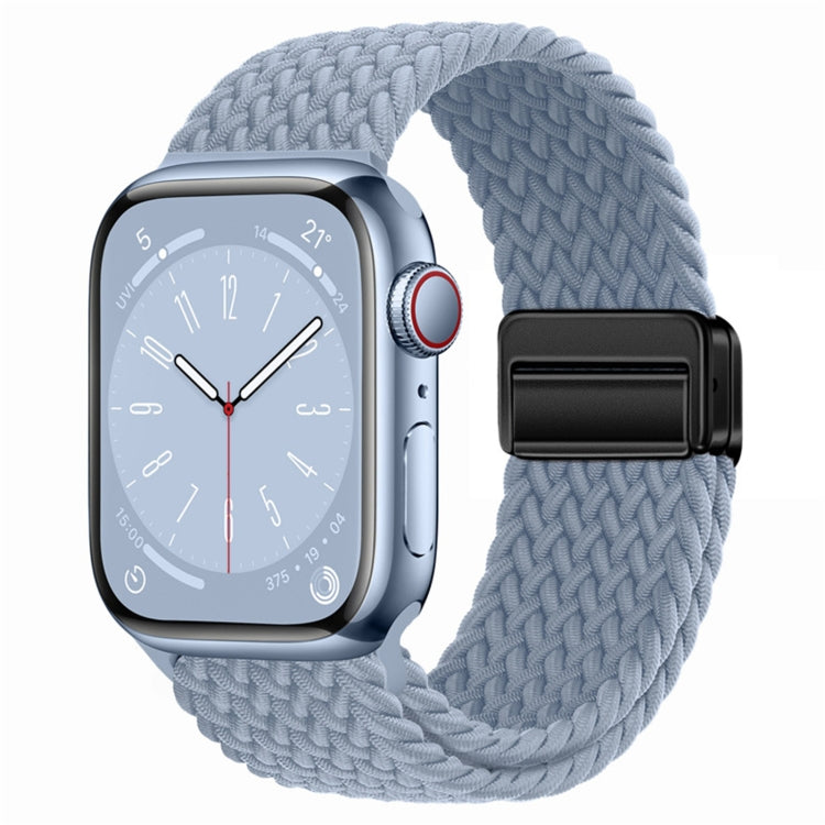 For  Apple Watch Series 4 40mm Nylon Woven Magnetic Fold Buckle Watch Band(Yanqing) - Watch Bands by PMC TechLife | Online Shopping South Africa | PMC TechLife