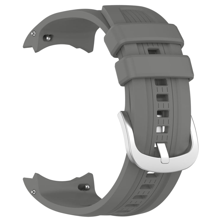 For Amazfit Balance A2286 Vertical Texture Silicone Watch Band(Dark Grey) - Watch Bands by PMC TechLife | Online Shopping South Africa | PMC TechLife