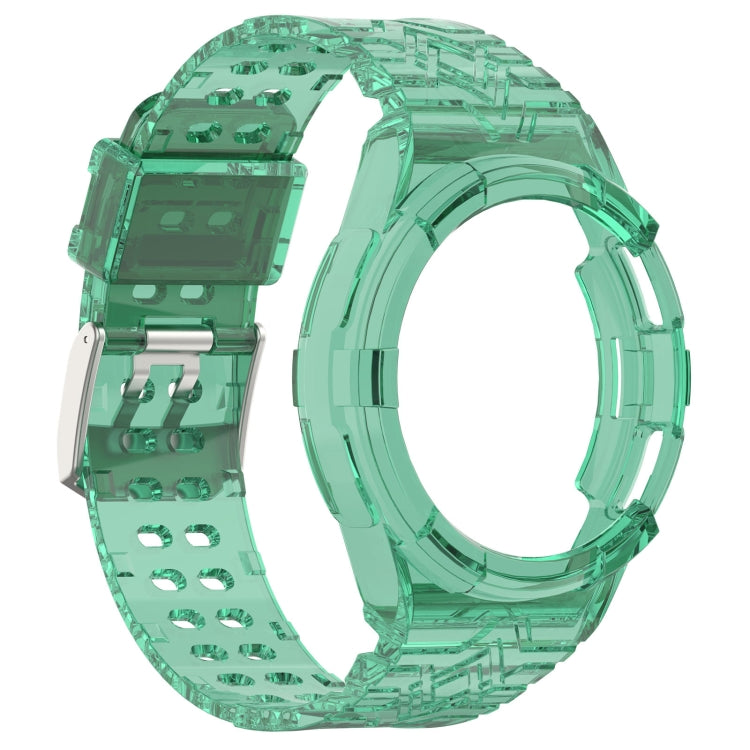 For Samsung Galaxy Watch6 Classic 47mm  R960 Glacier TPU Integrated Watch Band(Green) - free shipping - PMC TechLife - Order now!
