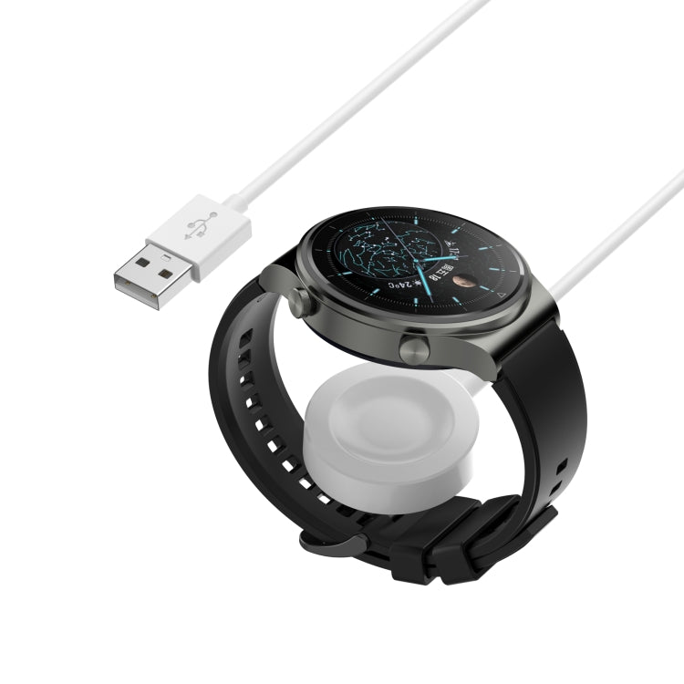 For Huawei Watch GT 4 46mm Smart Watch Magnetic Suction Split Charging Cable, Length: 1m(White) - Charger by PMC TechLife | Online Shopping South Africa | PMC TechLife
