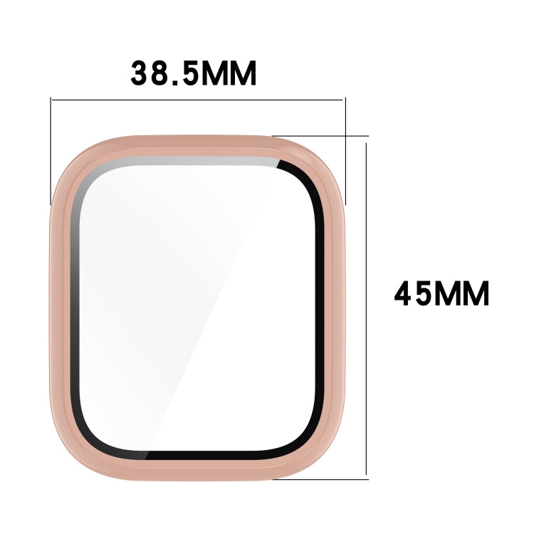 For Amazfit Aactive PC Integrated Tempered Glass Watch Case(Blue) - Watch Cases by PMC TechLife | Online Shopping South Africa | PMC TechLife