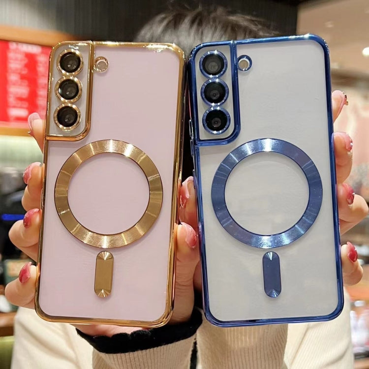 For Samsung Galaxy S22+ 5G MagSafe Electroplating TPU Phone Case(Purple) - Galaxy S22+ 5G Cases by PMC TechLife | Online Shopping South Africa | PMC TechLife | Buy Now Pay Later Mobicred