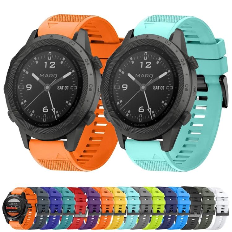 Compatible with Garmin Fenix 7 Solar 22mm Quick Release Silicone Watch Band(Army Green) - free shipping - PMC TechLife - Order now!