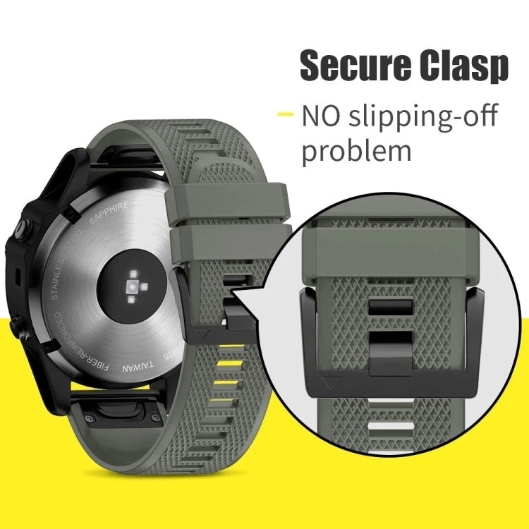 Compatible with Garmin Fenix 6 Pro 22mm Quick Release Silicone Watch Band(Mint Green) - free shipping - PMC TechLife - Order now!
