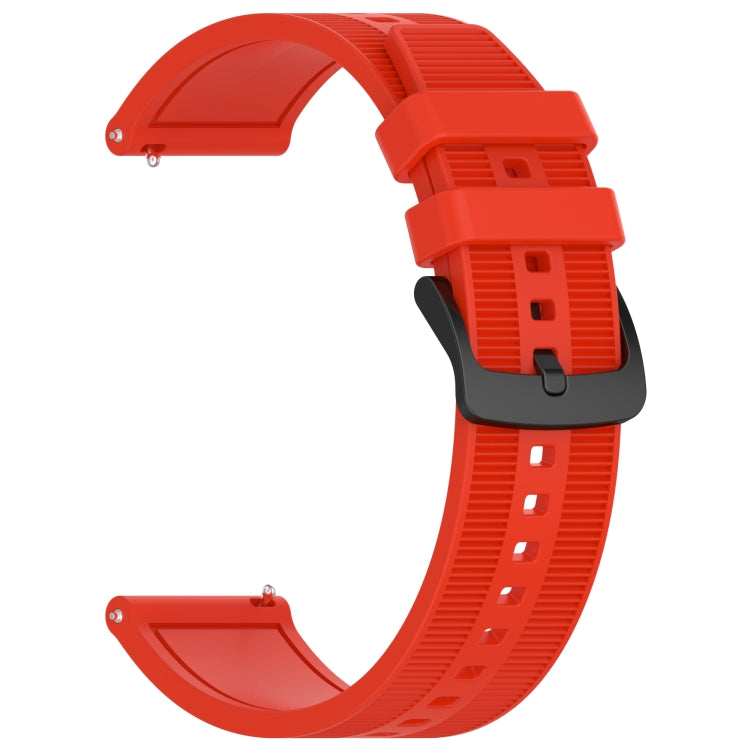 For Huawei Watch GT3 46mm 22mm Textured Silicone Solid Color Watch Band(Red) - Watch Bands by PMC TechLife | Online Shopping South Africa | PMC TechLife