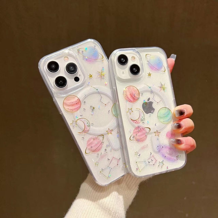 For iPhone 12 Pro Cosmic Star MagSafe TPU Phone Case(Transparent) - free shipping - PMC TechLife - Order now!