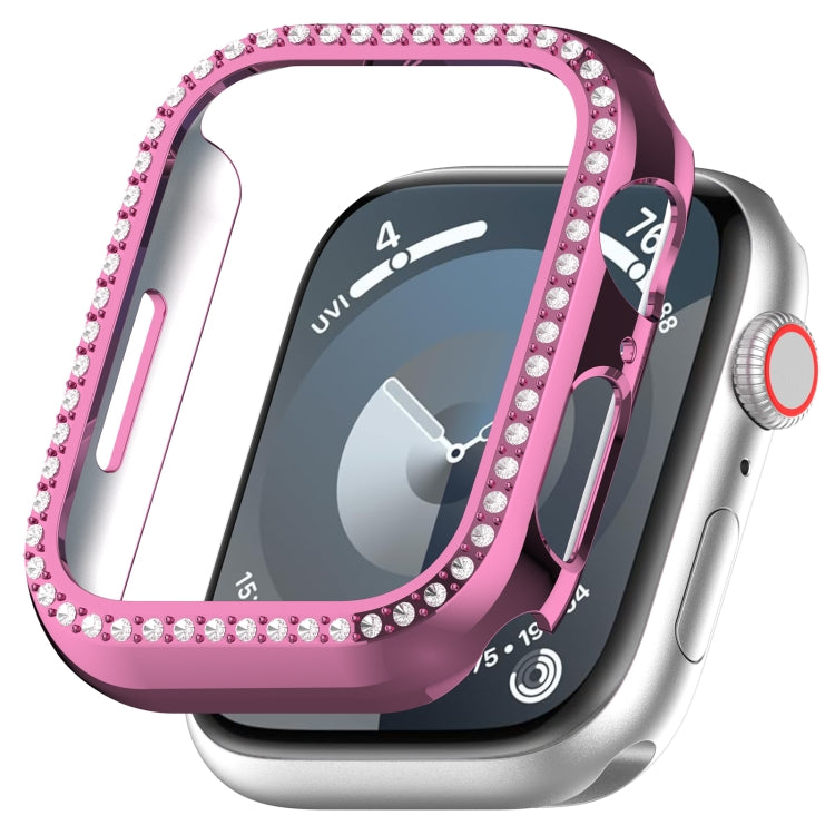 For Apple Watch SE 2023 44mm Diamond Hollow PC Watch Case(Pink) - free shipping - PMC TechLife - Order now!