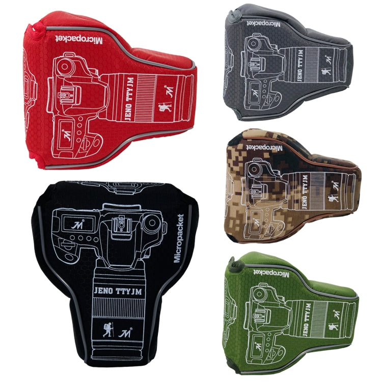 Waterproof Camera Bag Case Cover for Canon EOS M100 / M50 / M10 / M6 / M5 / M3(Red) - Soft Bag by Richwell | Online Shopping South Africa | PMC TechLife | Buy Now Pay Later Mobicred