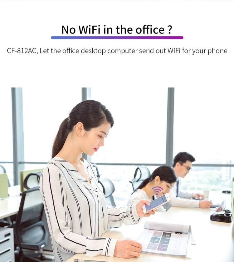 COMFAST CF-812AC 1300 Mbps Dual Band Mini USB WiFi Adapter - free shipping - PMC TechLife - Order now!