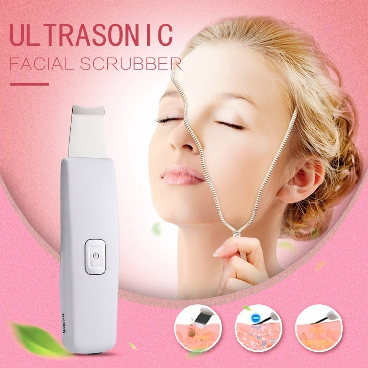 K-SKIN KD8070 Electric Ultrasonic Facial Scrubber Cleanse Massage Brighten Lift Skin Care Spatula - free shipping - PMC TechLife - Order now!