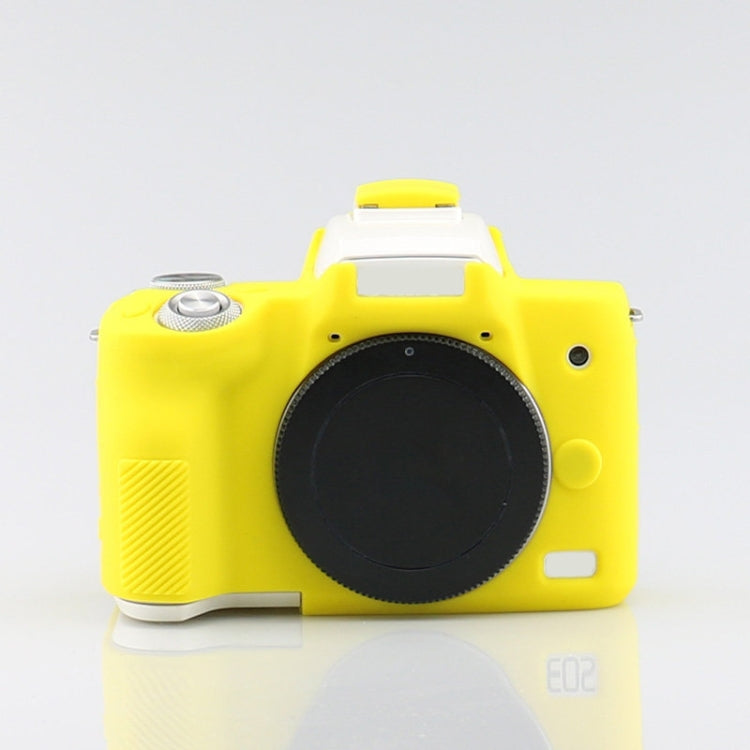 Richwell  Silicone Armor Skin Case Body Cover Protector for Canon EOS M50 Body Digital Camera(Yellow) - Protective Case by Richwell | Online Shopping South Africa | PMC TechLife | Buy Now Pay Later Mobicred
