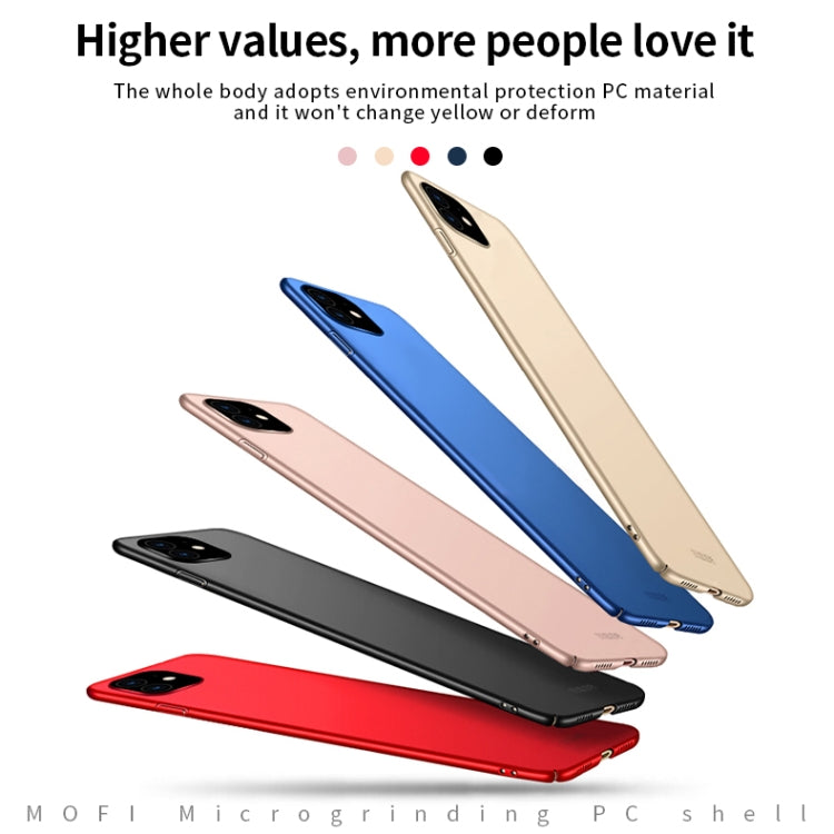 For iPhone 11 MOFI Frosted PC Ultra-thin Hard Case (Black) - iPhone 11 Cases by MOFI | Online Shopping South Africa | PMC TechLife | Buy Now Pay Later Mobicred