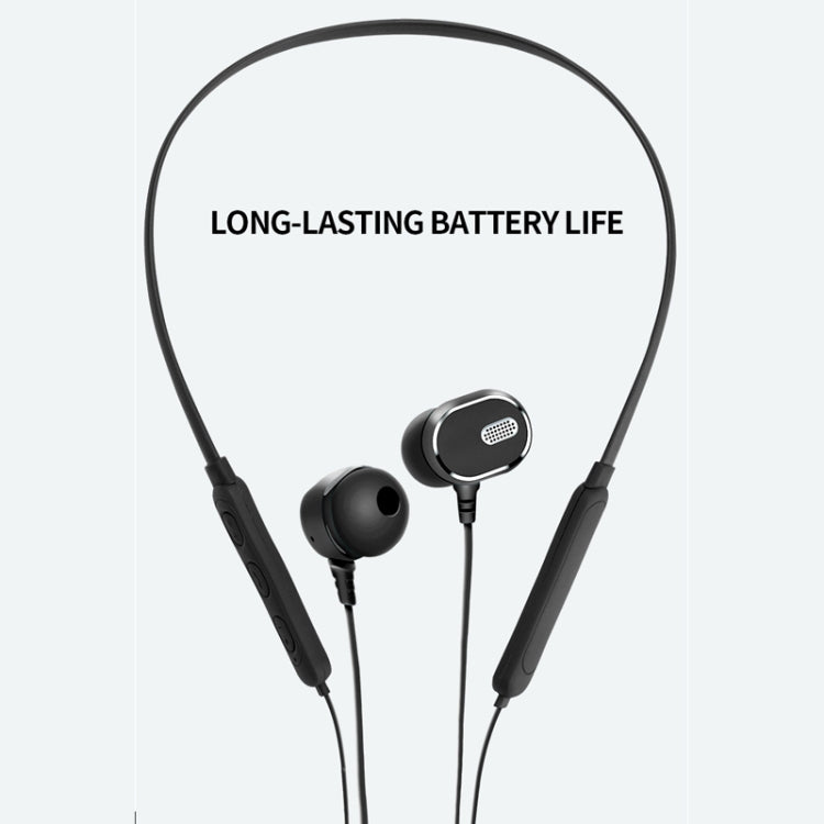 DM-22 Magnetic Bluetooth Earphone DM-22 Neckband Sport headset with Mic Wireless Handsfree Earphoness(Red) - Neck-mounted Earphone by PMC TechLife | Online Shopping South Africa | PMC TechLife