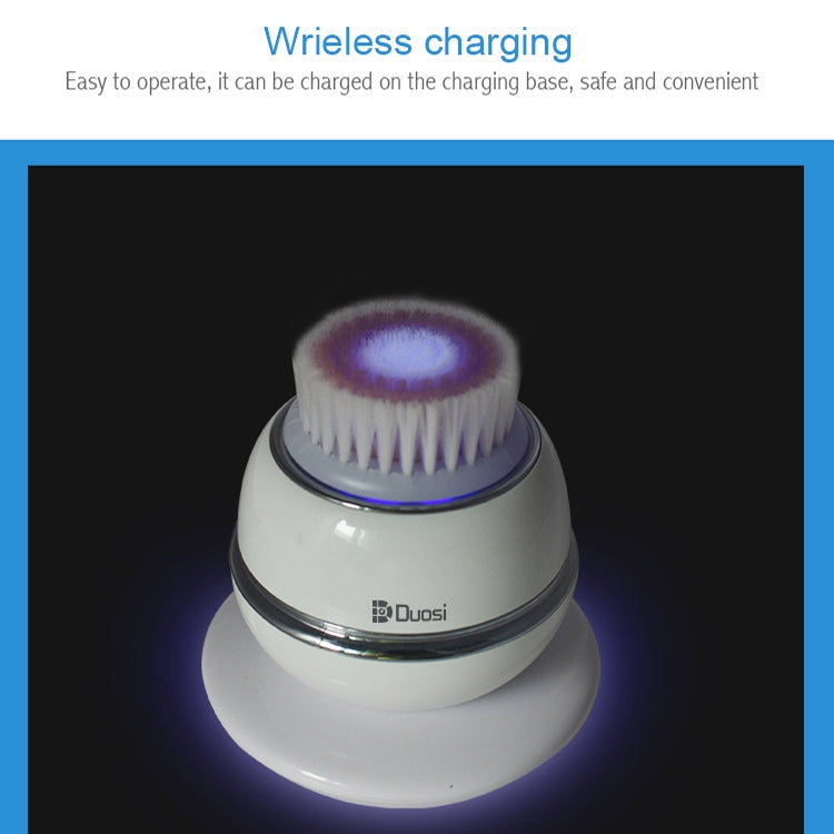 Duosi DY-103 USB Rechargeble Electric Facial Cleansing Brush Waterproof Face Deep Pore Cleaning Massager Exfoliator Oil Dirt Blackhead Remove - free shipping - PMC TechLife - Order now!