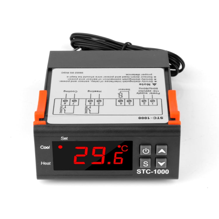STC-1000 220V Digital Temperature Controller LED Temperature Regulator Thermostat for Incubator Relay 10A Heating and Cooling - Thermostat & Thermometer by PMC TechLife | Online Shopping South Africa | PMC TechLife