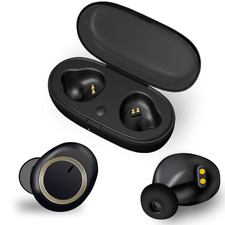 TWS-A1 TWS Bluetooth 5.0 Mini Invisible Sports Music Earphone with Charging Box & Microphone (Black) - TWS Earphone by PMC TechLife | Online Shopping South Africa | PMC TechLife