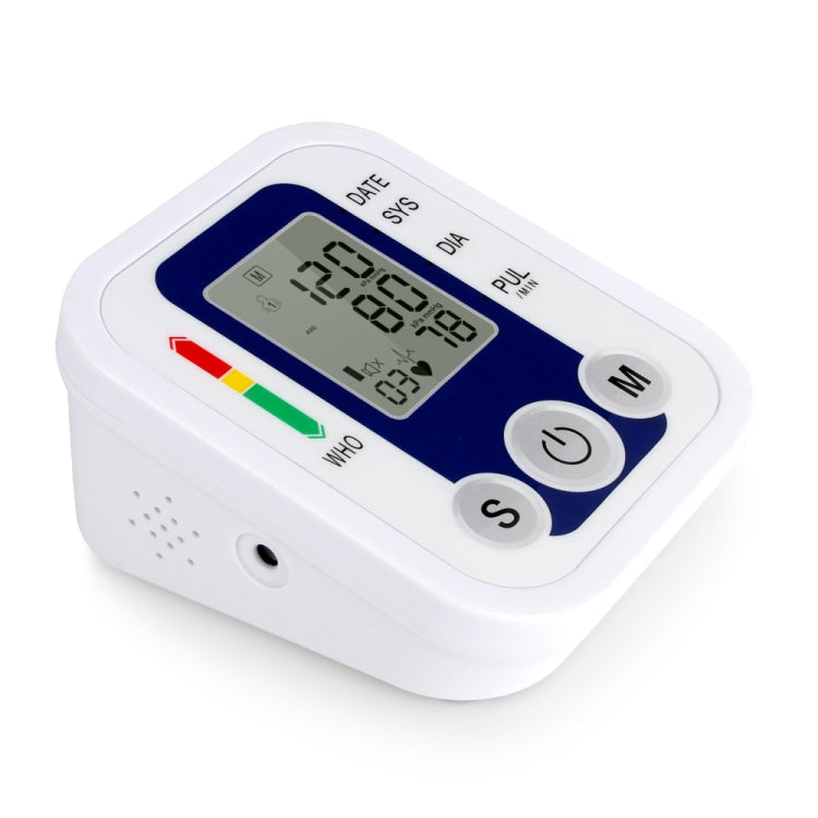 ZK-B02   Automatic Digital Upper Arm Blood Pressure Monitor Sphygmomanometer Pressure Gauge Heart Beat Rate Meter Tonometer Pulsometer - Sphygmomanometer by PMC TechLife | Online Shopping South Africa | PMC TechLife