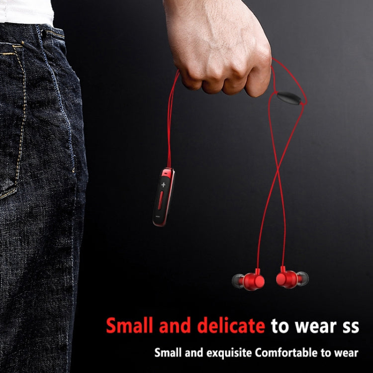 BT315 Sport Bluetooth Headset Wireless Stereo Earphone Bluetooth 4.1 Earpiece With Mic Sport Bass Magnetic Necklace Earpiece(Black) - Sport Earphone by PMC TechLife | Online Shopping South Africa | PMC TechLife