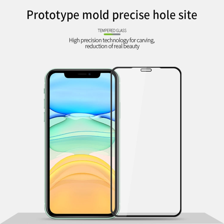 For iPhone 11 MOFI 9H 3D Explosion-proof Curved Screen Tempered Glass Film(Black) - free shipping - PMC TechLife - Order now!