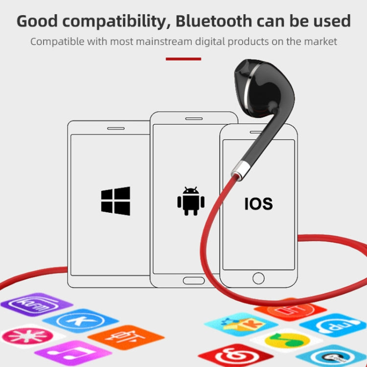 BT313 Magnetic Earbuds Sport Wireless Headphone Handsfree bluetooth HD Stereo Bass Headsets with Mic(White) - Sport Earphone by PMC TechLife | Online Shopping South Africa | PMC TechLife