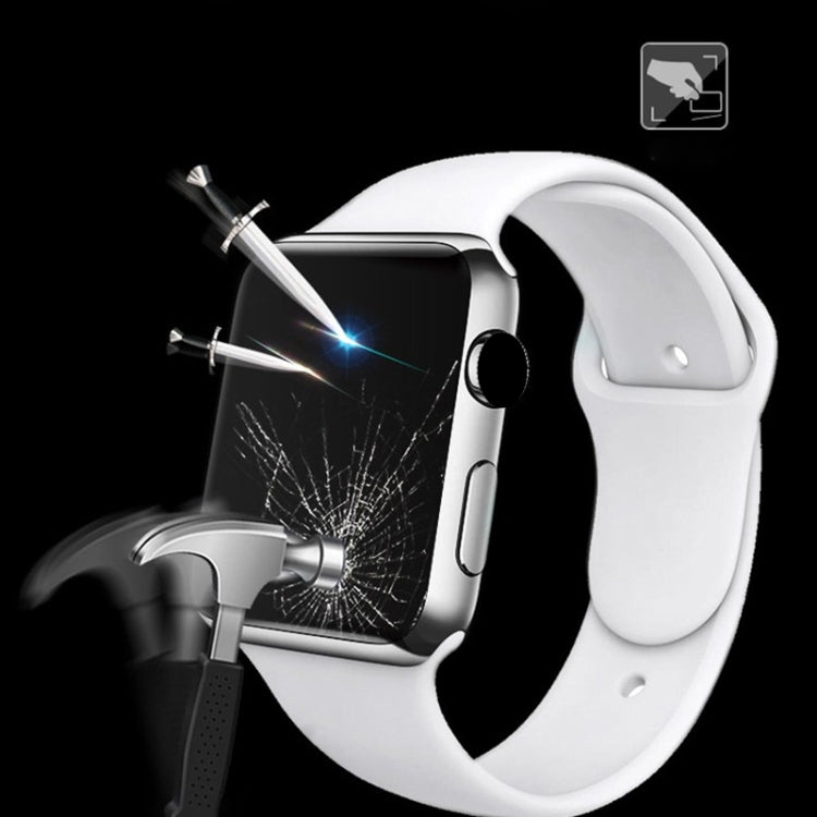 For  Apple Watch series 5 / 4 44mm 2pcs mocolo 0.33mm 9H 3D Round Edge Tempered Glass Film - Watch Cases by mocolo | Online Shopping South Africa | PMC TechLife | Buy Now Pay Later Mobicred