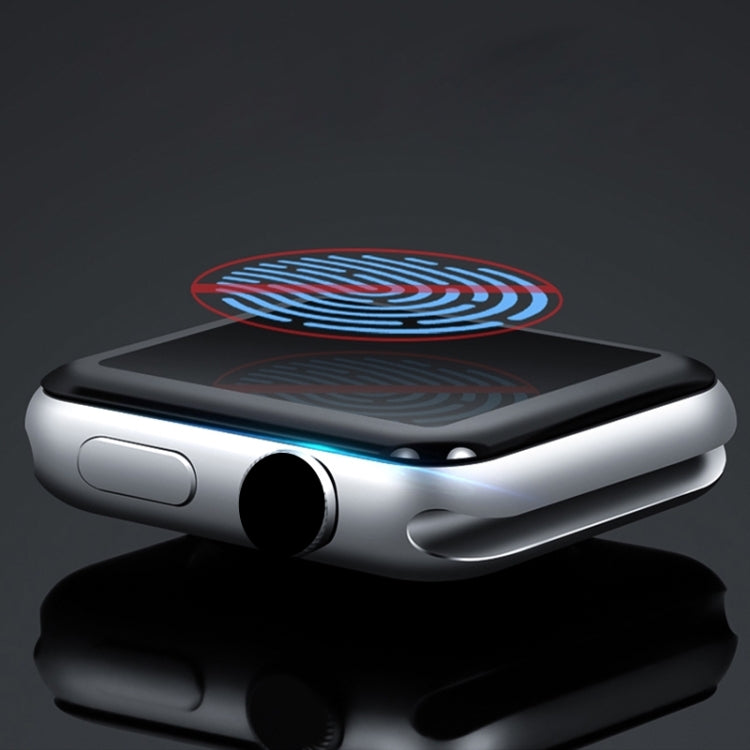 For  Apple Watch series 5 / 4 44mm 2pcs mocolo 0.33mm 9H 3D Round Edge Tempered Glass Film - Watch Cases by mocolo | Online Shopping South Africa | PMC TechLife | Buy Now Pay Later Mobicred