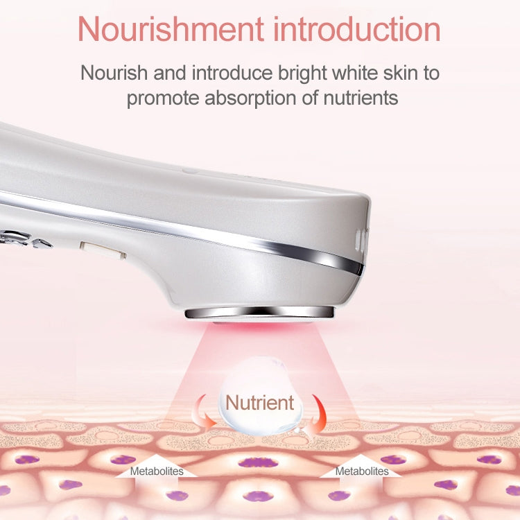 OFY-7901 Ultrasonic Cryotherapy Hot Cold Hammer Facial Lifting Vibration Massager Face Body Import Export Face Care Beauty Machine(White) - Beauty Instrument by PMC TechLife | Online Shopping South Africa | PMC TechLife | Buy Now Pay Later Mobicred