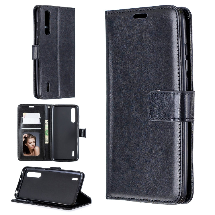 For Xiaomi Mi 9 Lite / CC9 Crazy Horse Texture Horizontal Flip Leather Case with Holder & Card Slots & Wallet & Photo Frame(Black) - Xiaomi Cases by PMC TechLife | Online Shopping South Africa | PMC TechLife