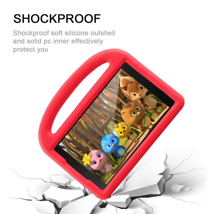 For Galaxy Tab A 8.0 (2019)T290 / T295 Sparrow Style Flat Anti Falling Protective Shell with Bracket(Red) - Tab A 8.0 & S Pen (2019) P200/P205 by PMC TechLife | Online Shopping South Africa | PMC TechLife | Buy Now Pay Later Mobicred