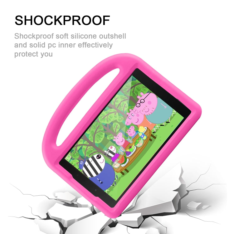 For Galaxy Tab A 8.0 (2019)T290 / T295 Sparrow Style Flat Anti Falling Protective Shell with Bracket(Rose Pink) - Tab A 8.0 & S Pen (2019) P200/P205 by PMC TechLife | Online Shopping South Africa | PMC TechLife | Buy Now Pay Later Mobicred