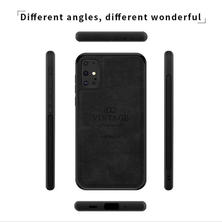 For Galaxy S20+ PINWUYO Zun Series PC + TPU + Skin Waterproof Anti-fall All-inclusive Protective Case(Blue) - Galaxy Phone Cases by PINWUYO | Online Shopping South Africa | PMC TechLife | Buy Now Pay Later Mobicred