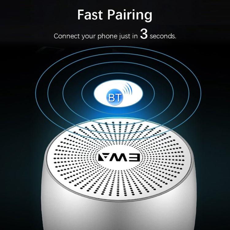 EWA A103 Portable Bluetooth Speaker Wireless Heavy Bass Bomm Box Subwoofer Phone Call Surround Sound Bluetooth Shower Speaker(Black) - free shipping - PMC TechLife - Order now!