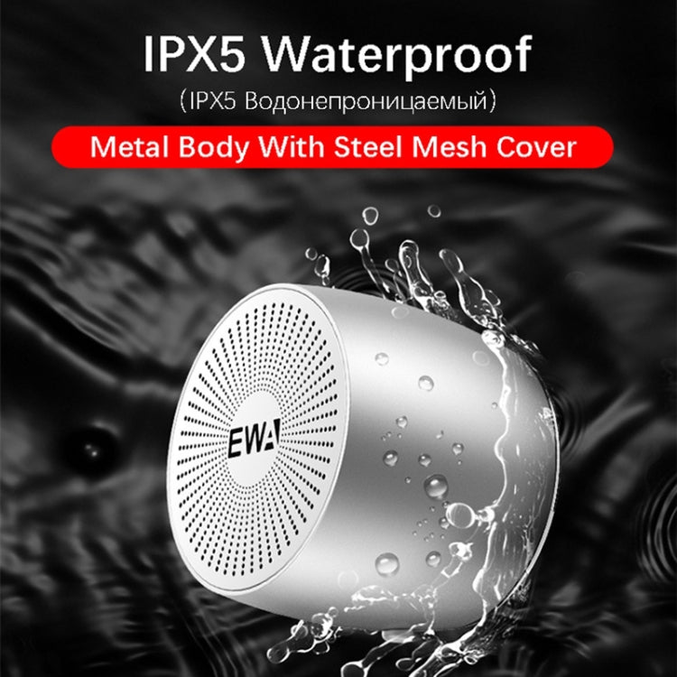 EWA A103 Portable Bluetooth Speaker Wireless Heavy Bass Bomm Box Subwoofer Phone Call Surround Sound Bluetooth Shower Speaker(Black) - free shipping - PMC TechLife - Order now!