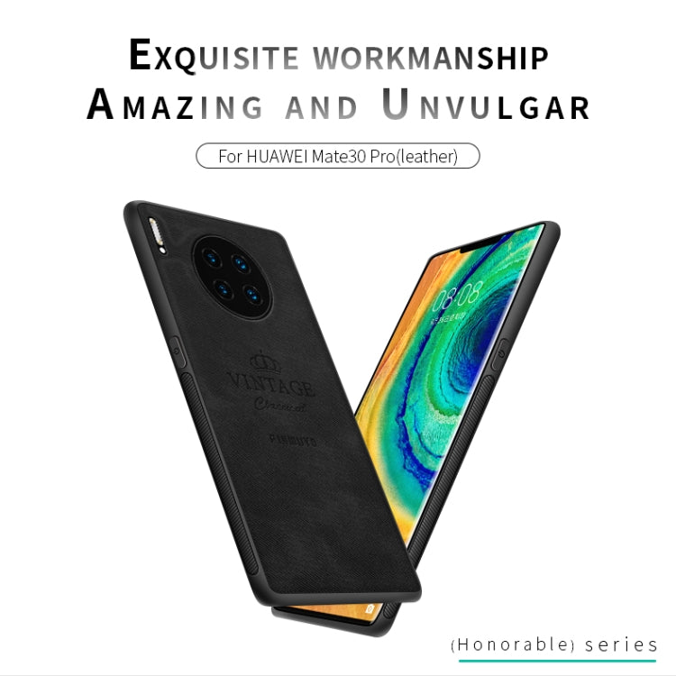 For Huawei Mate 30 Pro 5G (Leather) PINWUYO Zun Series PC + TPU + Skin Waterproof Anti-fall All-inclusive Protective Case(Brown) - free shipping - PMC TechLife - Order now!