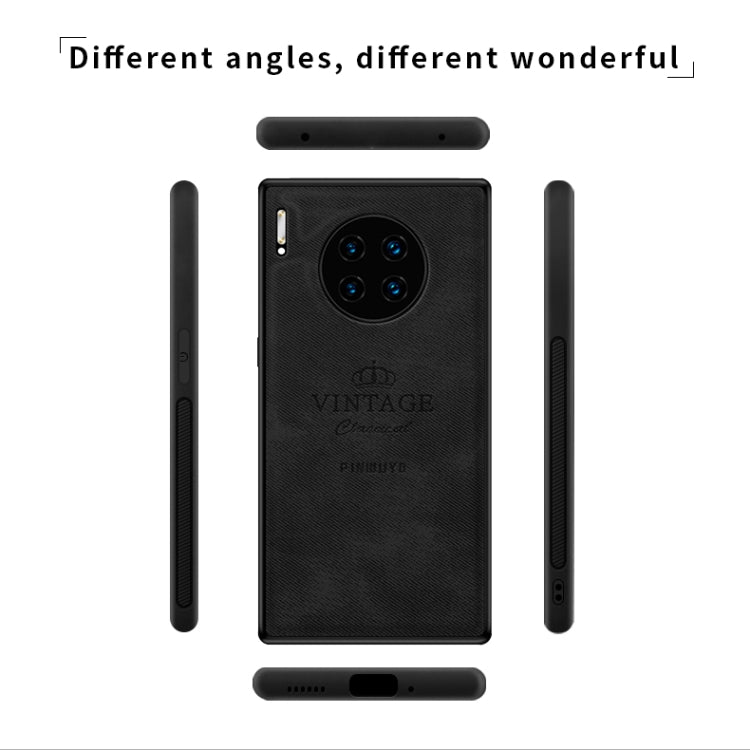 For Huawei Mate 30 Pro 5G (Leather) PINWUYO Zun Series PC + TPU + Skin Waterproof Anti-fall All-inclusive Protective Case(Brown) - free shipping - PMC TechLife - Order now!