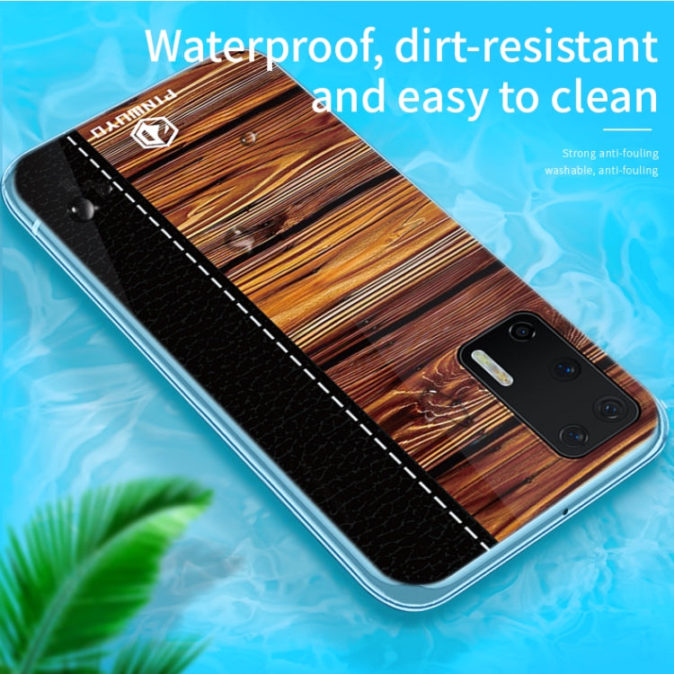 For Huawei P40 PINWUYO Pindun Series Slim 3D Flashing All-inclusive PC Case(Brown) - Huawei Cases by PINWUYO | Online Shopping South Africa | PMC TechLife | Buy Now Pay Later Mobicred