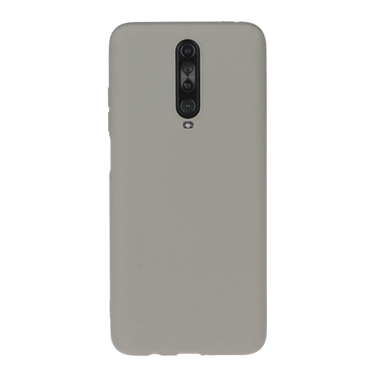 For Xiaomi Redmi K30 Solid Color Frosted TPU  Phone Case(Gray) - Xiaomi Cases by PMC TechLife | Online Shopping South Africa | PMC TechLife | Buy Now Pay Later Mobicred