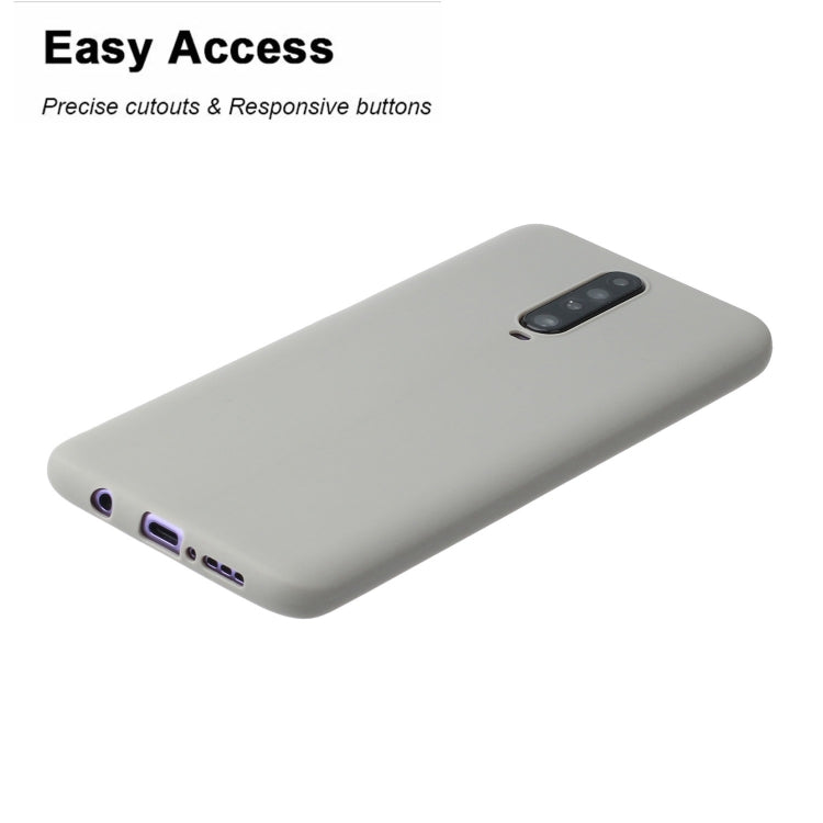 For Xiaomi Redmi K30 Solid Color Frosted TPU  Phone Case(Gray) - Xiaomi Cases by PMC TechLife | Online Shopping South Africa | PMC TechLife | Buy Now Pay Later Mobicred