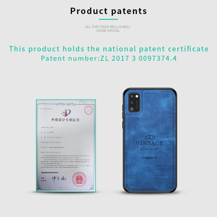 For Galaxy A41 PINWUYO Zun Series PC + TPU + Skin Waterproof And Anti-fall All-inclusive Protective Shell(Brown) - Galaxy Phone Cases by PINWUYO | Online Shopping South Africa | PMC TechLife | Buy Now Pay Later Mobicred