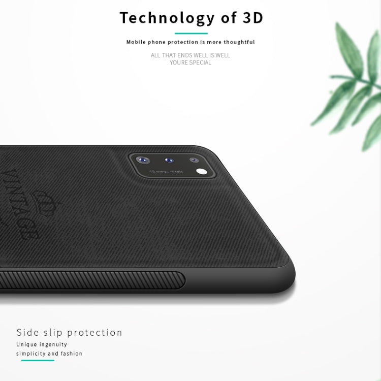 For Galaxy A41 PINWUYO Zun Series PC + TPU + Skin Waterproof And Anti-fall All-inclusive Protective Shell(Brown) - Galaxy Phone Cases by PINWUYO | Online Shopping South Africa | PMC TechLife | Buy Now Pay Later Mobicred
