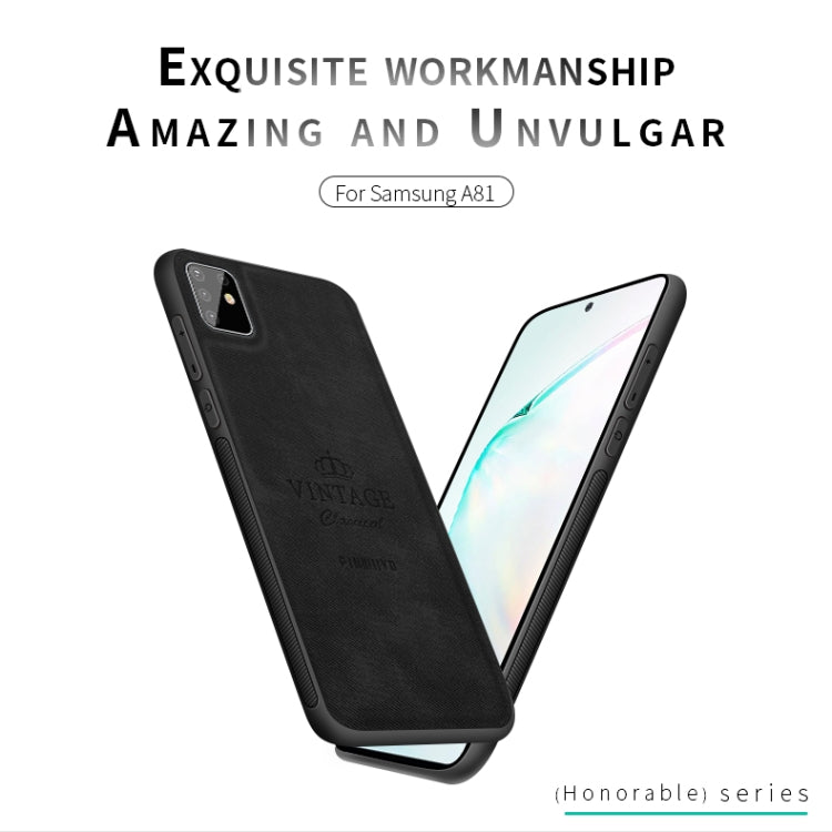 For Galaxy A81 / Note10 Lite PINWUYO Zun Series PC + TPU + Skin Waterproof And Anti-fall All-inclusive Protective Shell(Gray) - free shipping - PMC TechLife - Order now!