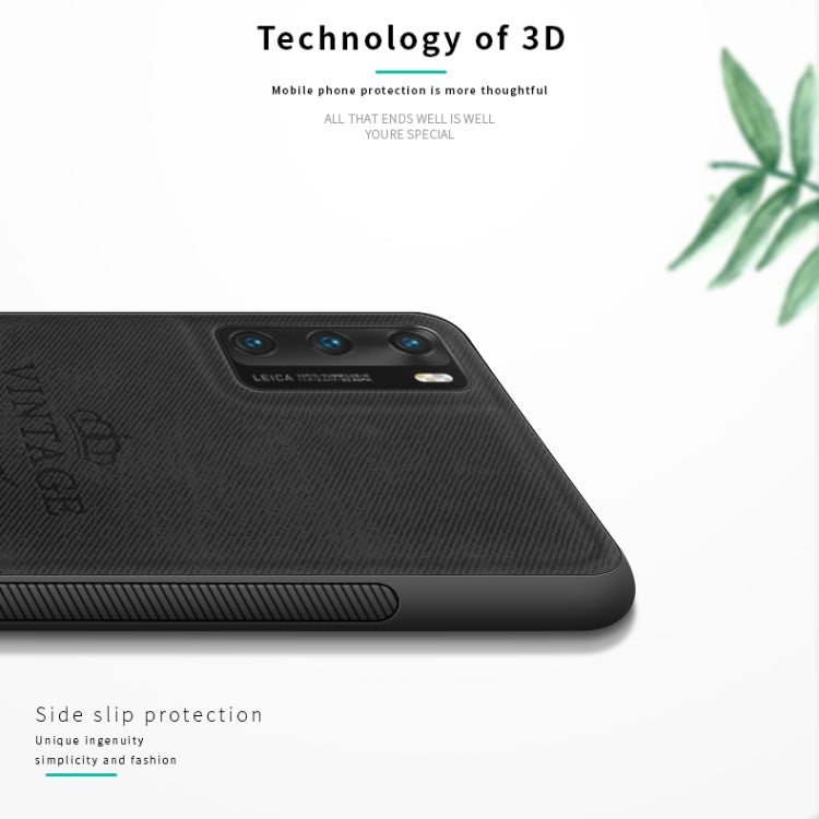 For Huawei P40 PINWUYO Zun Series PC + TPU + Skin Waterproof And Anti-fall All-inclusive Protective Shell(Brown) - free shipping - PMC TechLife - Order now!