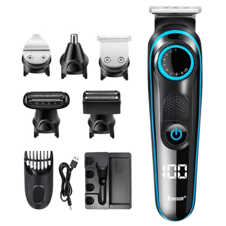SHINON SH-1831 Multifunctional Electric Shaver Haircut Nose Hair Trimmer (Black) - Electric Shavers by PMC TechLife | Online Shopping South Africa | PMC TechLife