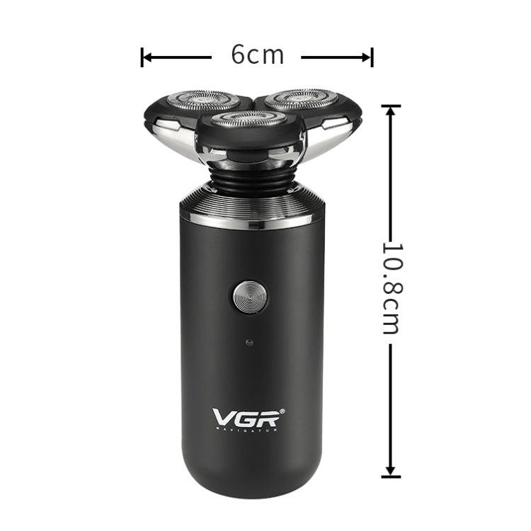 VGR V-317 5W USB Omnidirectional Three-dimensional Floating Three-network Electric Shaver - free shipping - PMC TechLife - Order now!