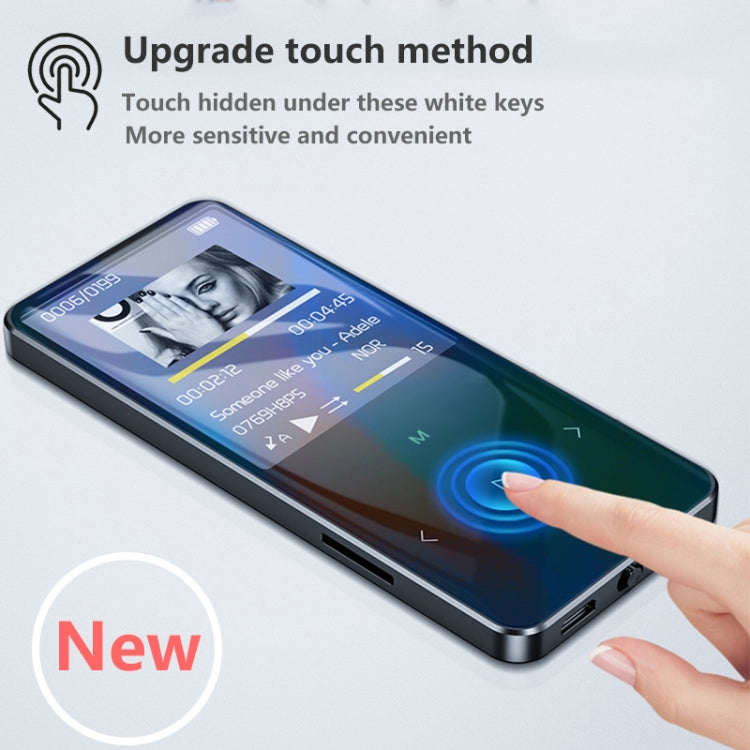 X2 1.8 inch Touch Screen Metal Bluetooth MP3 MP4 Hifi Sound Music Player 8GB(Black) - MP4 Player by PMC TechLife | Online Shopping South Africa | PMC TechLife