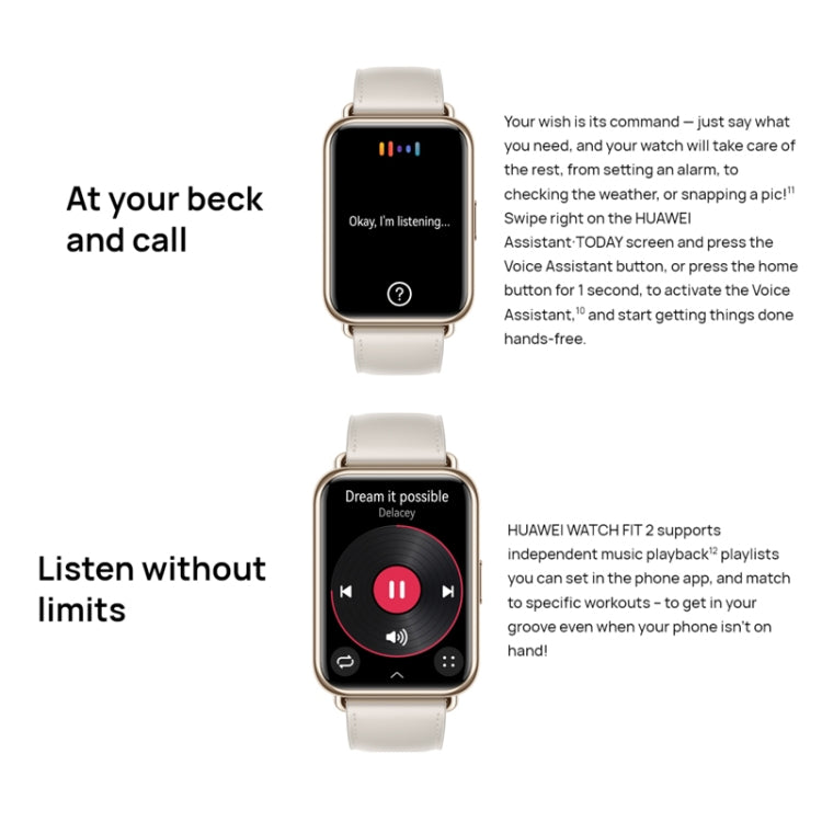 Original Huawei WATCH FIT 2 Smart Sports Watch, Color:Vibrant Black - free shipping - PMC TechLife - Order now!